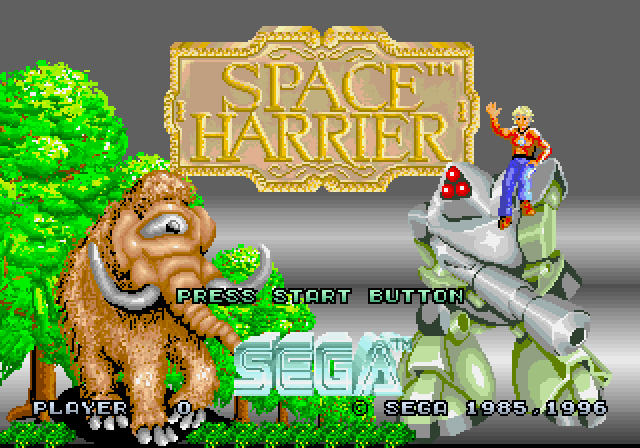 Space Harrier screenshot 4 for Sega Saturn